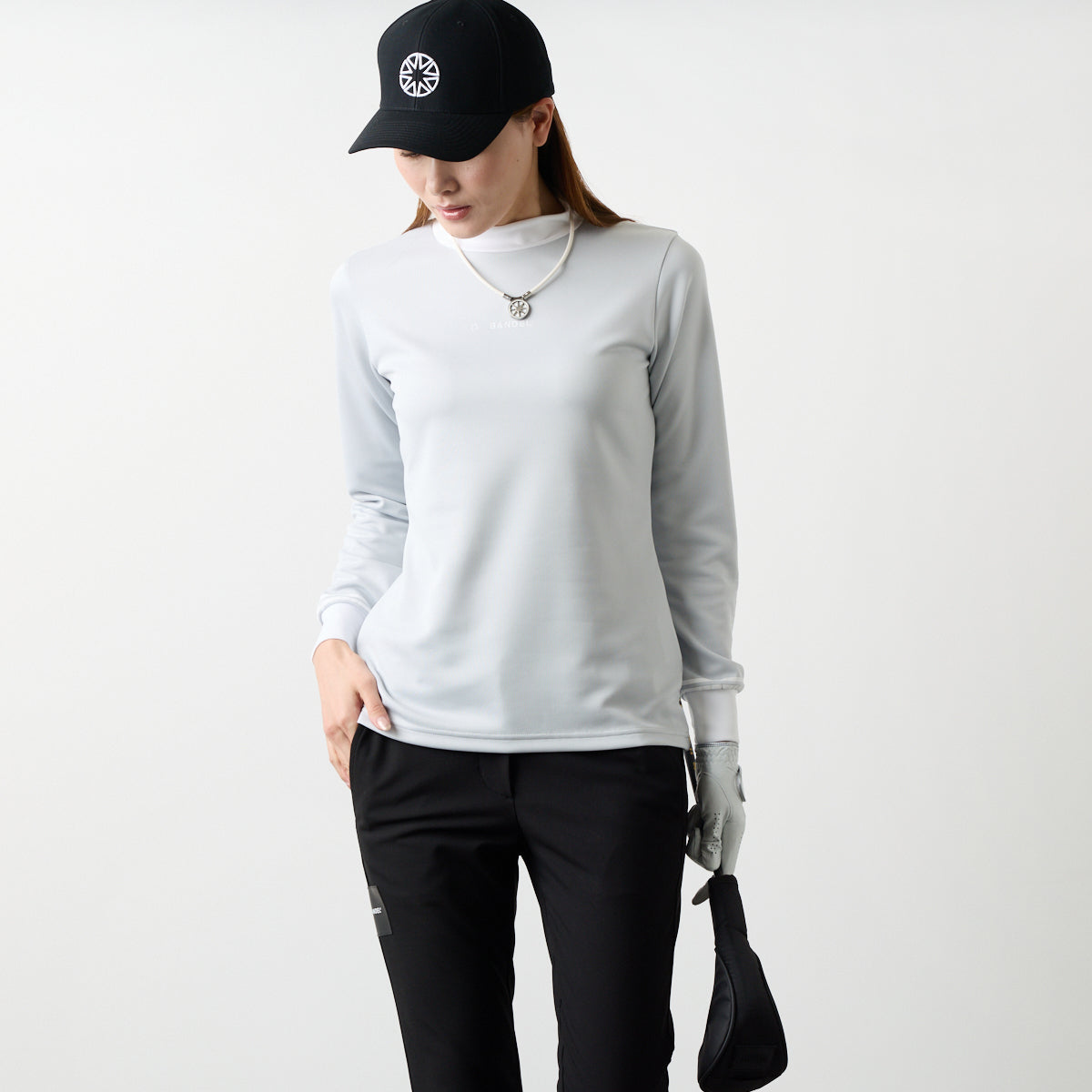 【新品・タグ付き】BANDEL レディース モックネック 白 S 人気 新品・タグ付き】BANDEL レディース モックネック 白 S 人気