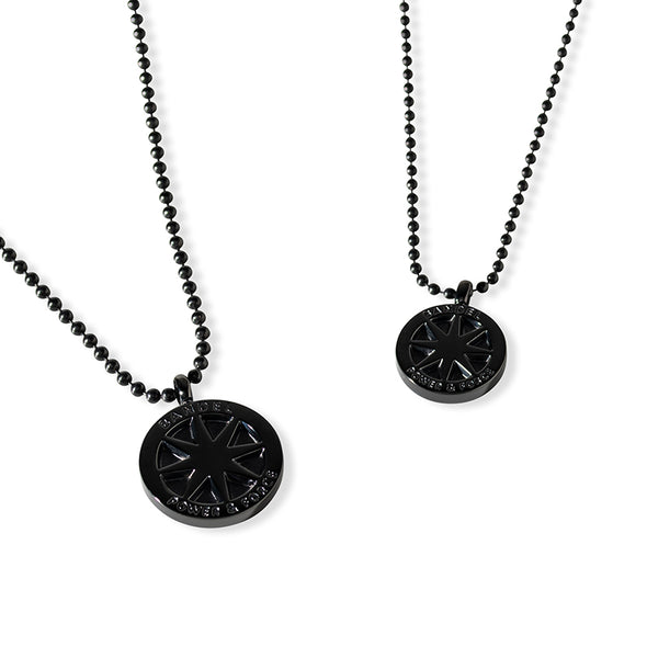TITANIUM チタン Necklace Black Large size