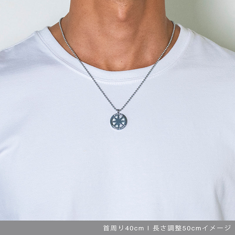 アクセサリー TOKYO GLOBAL COLLECTION 梵字 ネックレス タングステン ペンダント × 純チタン チタン チェーン ネックレス ボン アクセサリー TOKYO GLOBAL COLLECTION 梵字 ネックレス タングステン