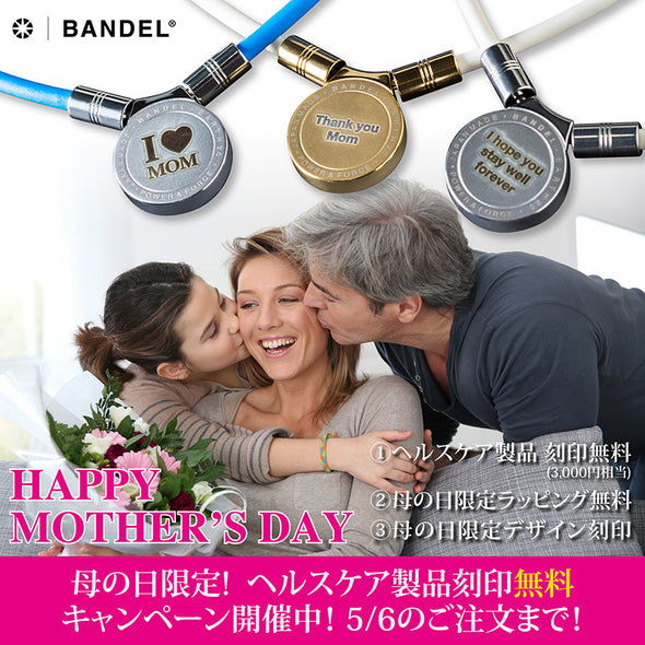 Healthcare Necklace Earth mini 2.0【刻印モデル】 Blue×Silver 青木瀬令奈モデル 磁気ネックレス