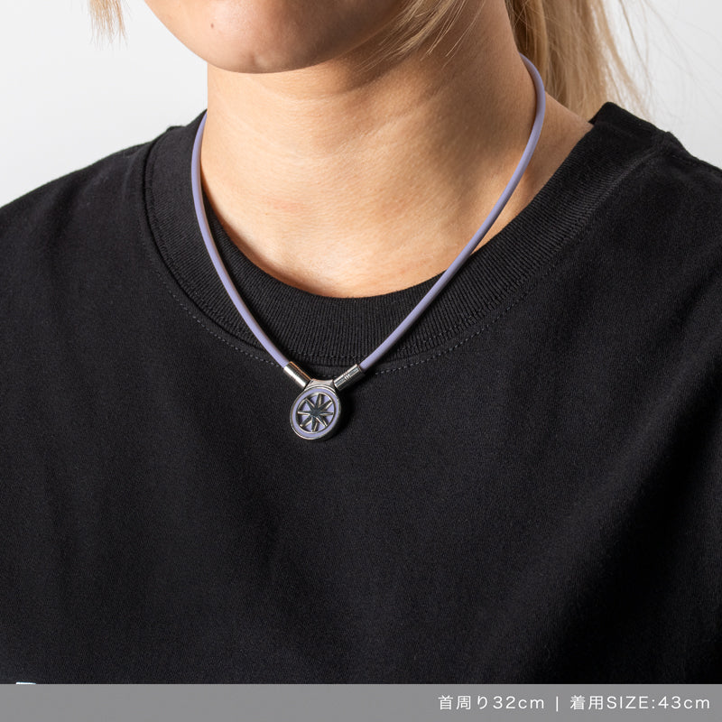 Healthcare Necklace Earth mini 2.0 Purple×Silver 安田祐香モデル