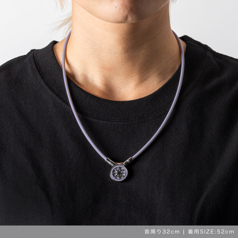 Healthcare Necklace Earth mini 2.0 Purple×Silver 安田祐香モデル