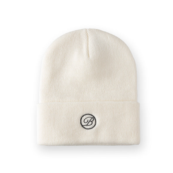 CURSIVE B SMOOTH BEANIE