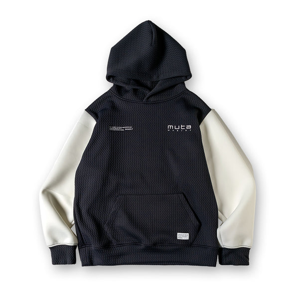 BANDEL x muta BICOLOR PULLOVER HOODIE