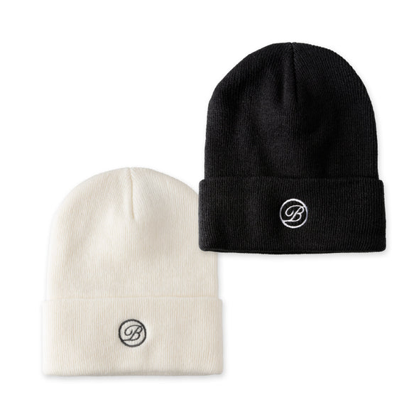 CURSIVE B SMOOTH BEANIE