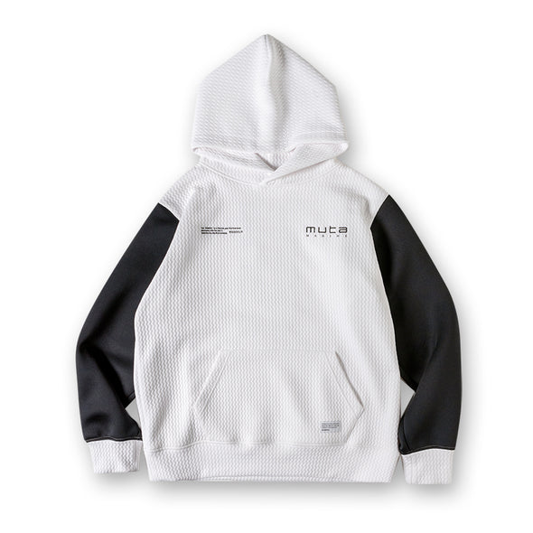 BANDEL x muta BICOLOR PULLOVER HOODIE