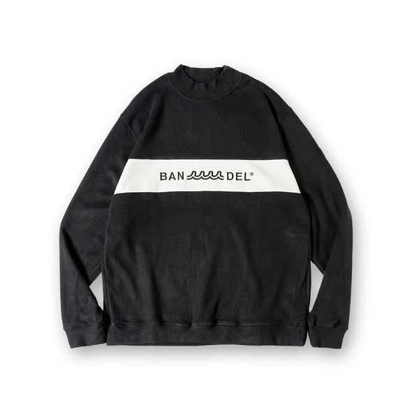 BANDEL×muta MARINE KNIT L/S MOC NECK SHIRTS