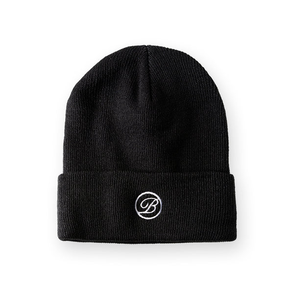 CURSIVE B SMOOTH BEANIE