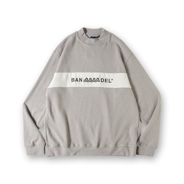 BANDEL×muta MARINE KNIT L/S MOC NECK SHIRTS