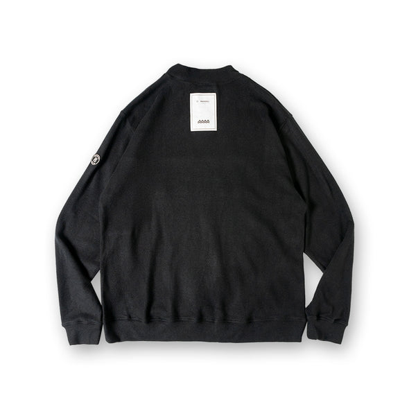 BANDEL×muta MARINE KNIT L/S MOC NECK SHIRTS