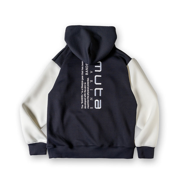 BANDEL x muta BICOLOR PULLOVER HOODIE