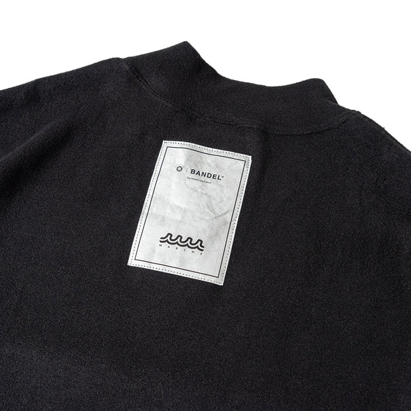 BANDEL×muta MARINE KNIT L/S MOC NECK SHIRTS