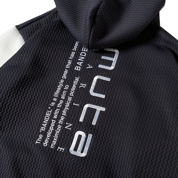 BANDEL x muta BICOLOR PULLOVER HOODIE