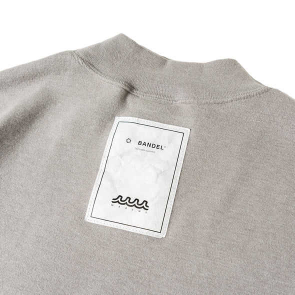 BANDEL×muta MARINE KNIT L/S MOC NECK SHIRTS