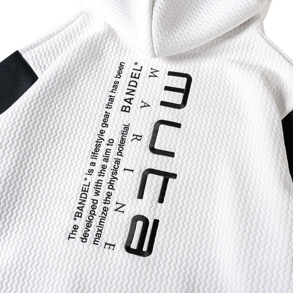 BANDEL x muta BICOLOR PULLOVER HOODIE