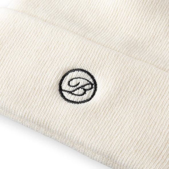 CURSIVE B SMOOTH BEANIE