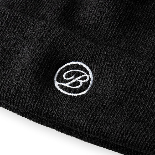 CURSIVE B SMOOTH BEANIE