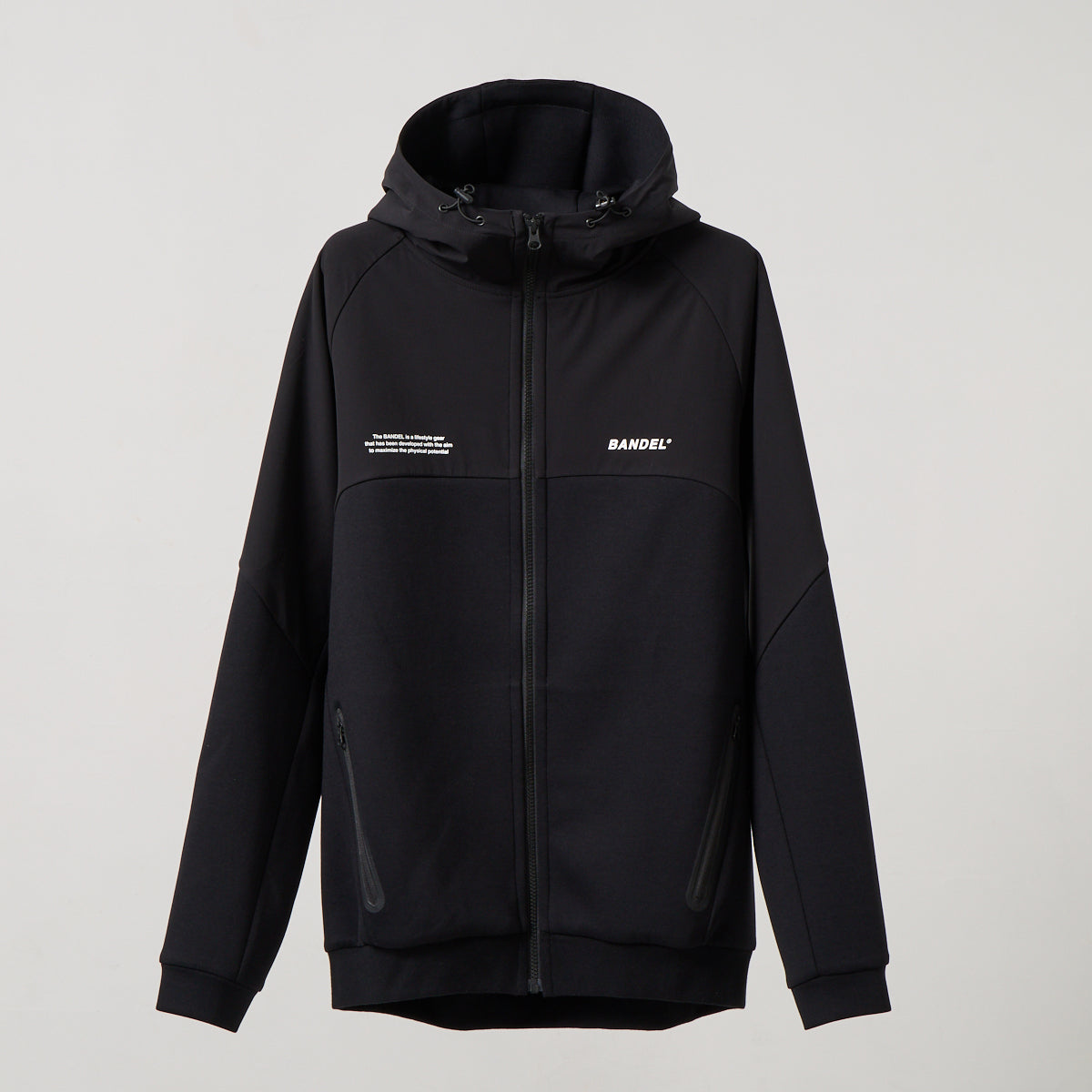 BANDEL　 グレー フード付き　パーカー　XL BANDEL グレー フード付き パーカー XL （TECH FLEECE ZIP