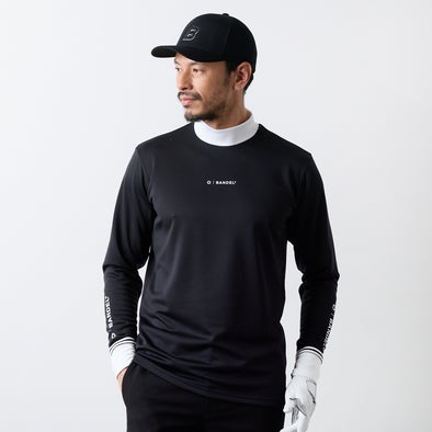【9月下旬発売予約】バイカラー 長袖モックネック