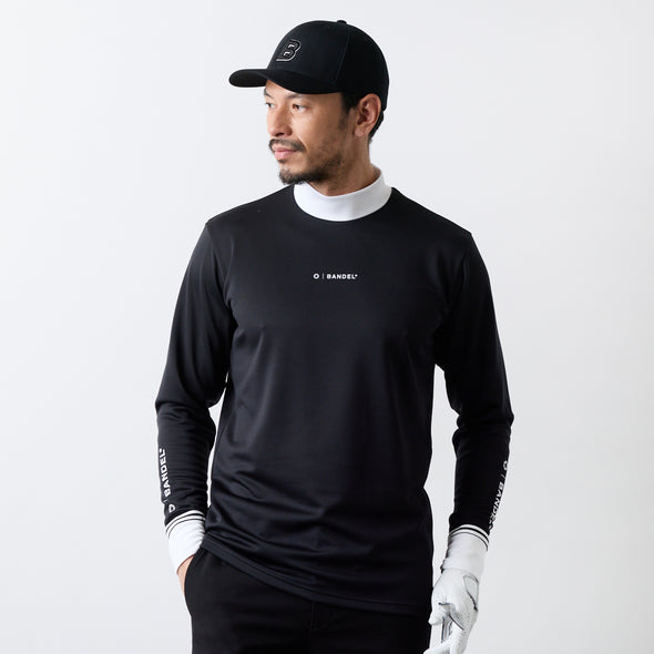 【9月下旬発売予約】バイカラー 長袖モックネック