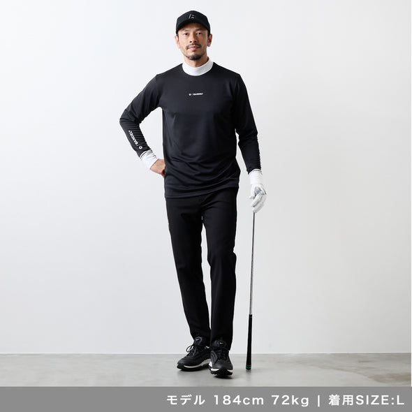 【9月下旬発売予約】バイカラー 長袖モックネック