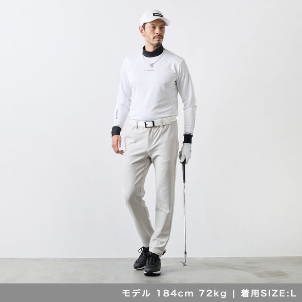 【9月下旬発売予約】バイカラー 長袖モックネック