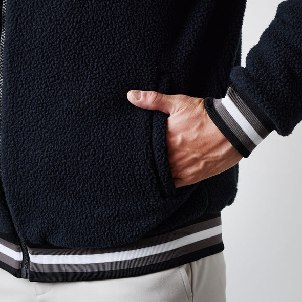 【11月中旬発売予約】スタンドカラー フリースブルゾン