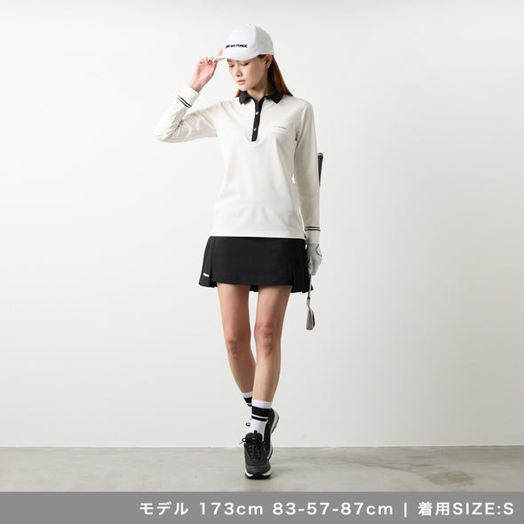 【9月下旬発売予約】ウィメンズ バイカラー長袖ポロ
