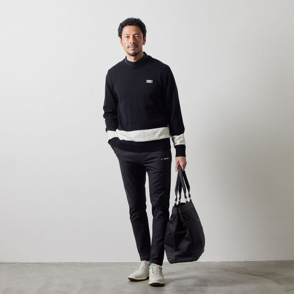 BICOLOR CREWNECK KNIT