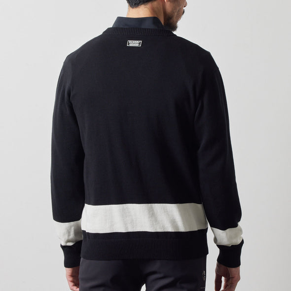 BICOLOR CREWNECK KNIT