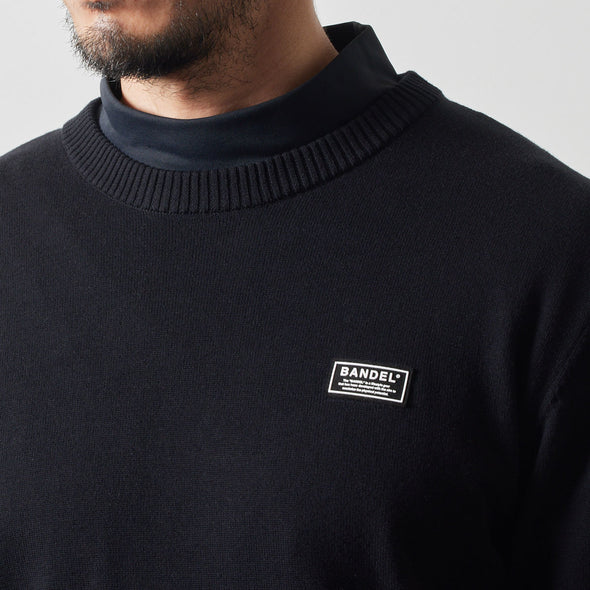 BICOLOR CREWNECK KNIT