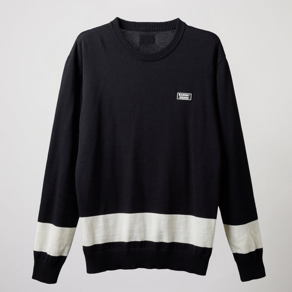 BICOLOR CREWNECK KNIT