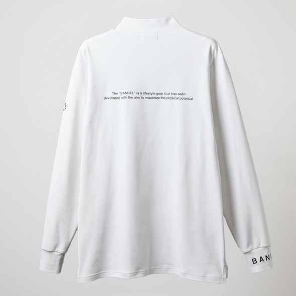 BASIC LOGO L/S MOCK NECK SHIRTS