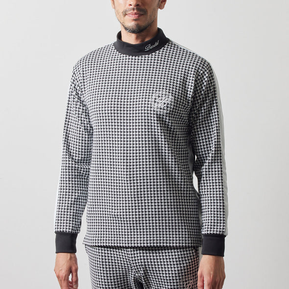 HOUNDSTOOTH BICOLOR L/S MOC SHIRTS