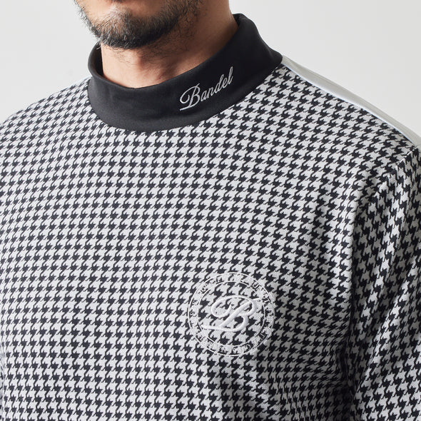 HOUNDSTOOTH BICOLOR L/S MOC SHIRTS