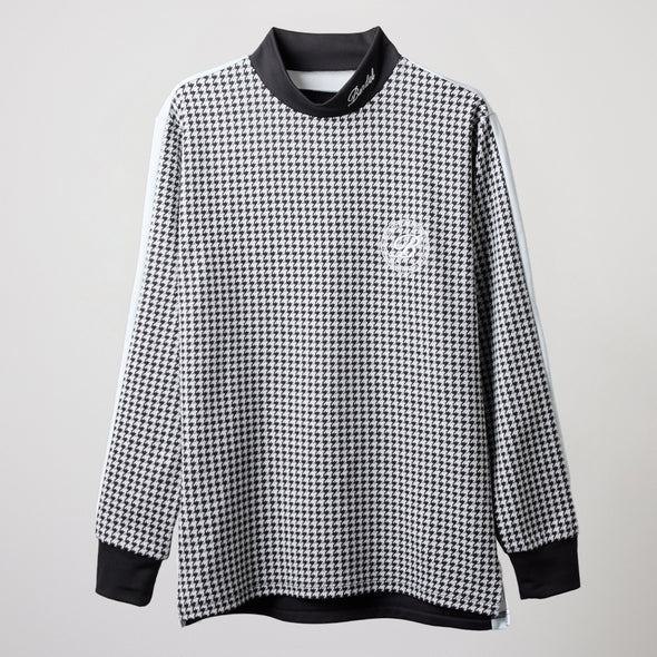 HOUNDSTOOTH BICOLOR L/S MOC SHIRTS