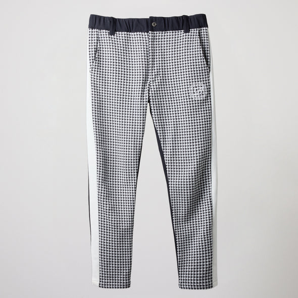 HOUNDSTOOTH BICOLOR TAPERED PANTS