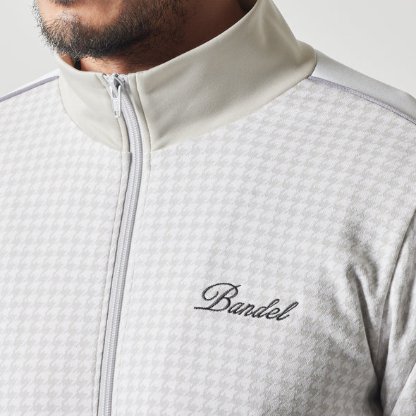 HOUNDSTOOTH BICOLOR BLOUSON