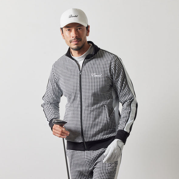 HOUNDSTOOTH BICOLOR BLOUSON