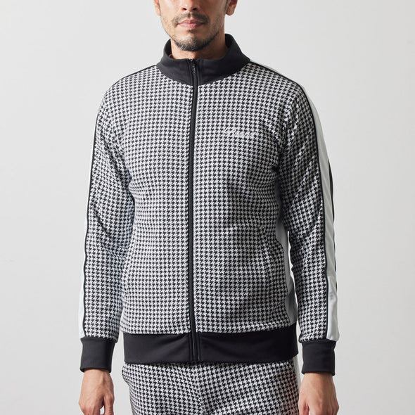 HOUNDSTOOTH BICOLOR BLOUSON