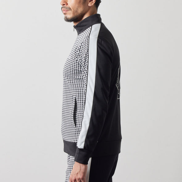 HOUNDSTOOTH BICOLOR BLOUSON