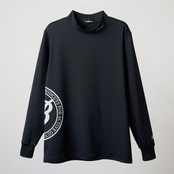 SIDE LOGO L/S MOCK NECK SHIRTS