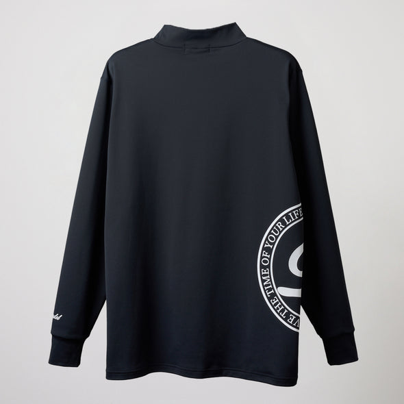 SIDE LOGO L/S MOCK NECK SHIRTS