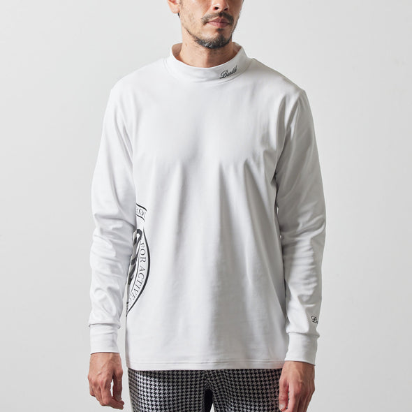 SIDE LOGO L/S MOCK NECK SHIRTS