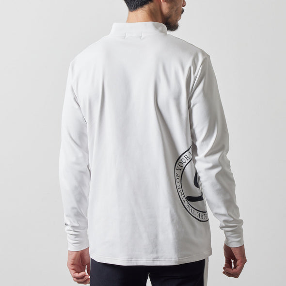 SIDE LOGO L/S MOCK NECK SHIRTS