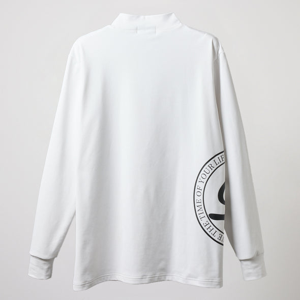 SIDE LOGO L/S MOCK NECK SHIRTS