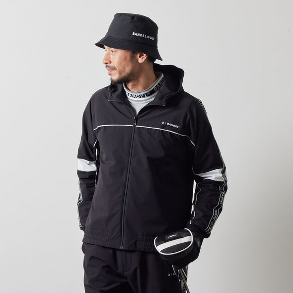 WATER REPELLENT PIPING ZIP PARKA