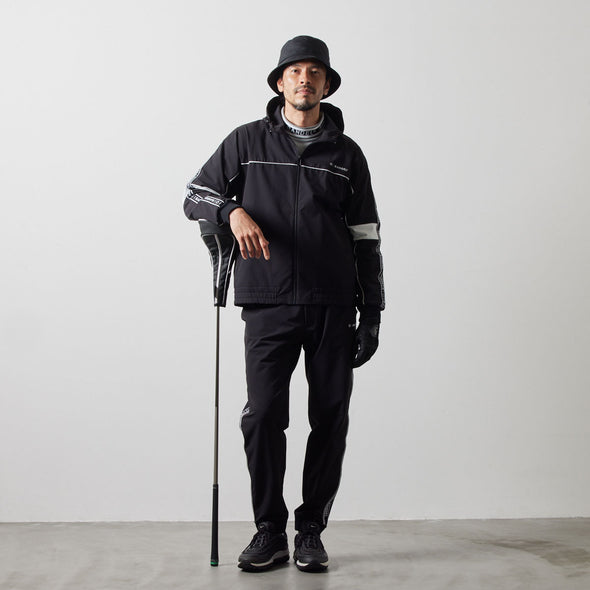 WATER REPELLENT PIPING ZIP PARKA