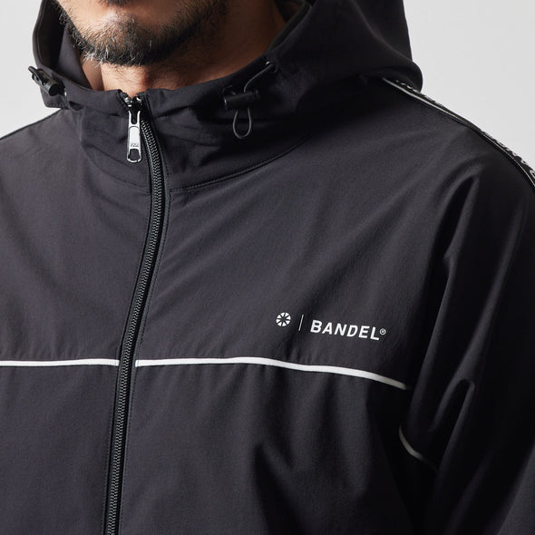 WATER REPELLENT PIPING ZIP PARKA