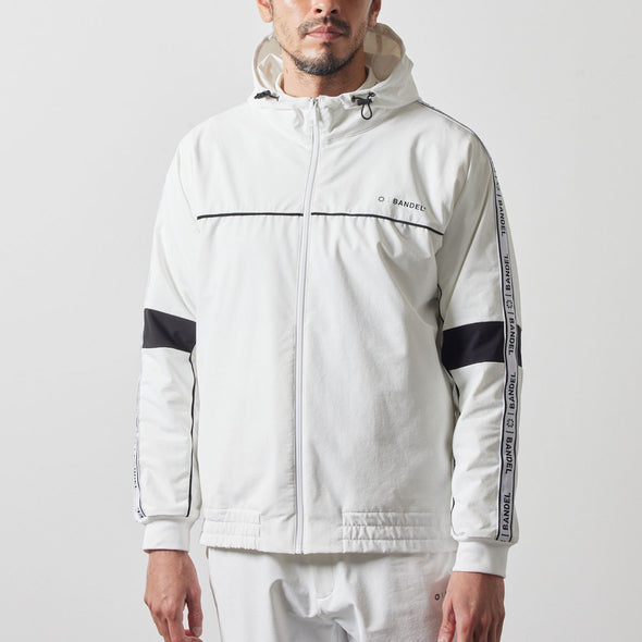 WATER REPELLENT PIPING ZIP PARKA